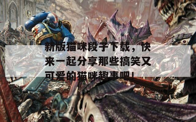 新版猫咪段子下载，快来一起分享那些搞笑又可爱的猫咪趣事吧！